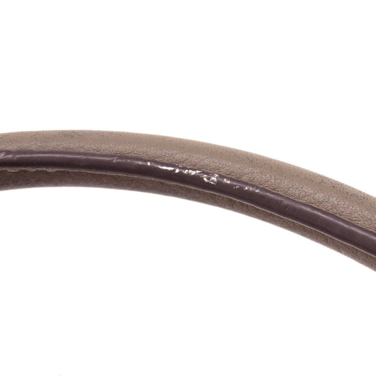 CELINE Tote Bag leather Brown Trapeze 2WAY Women Used Authentic