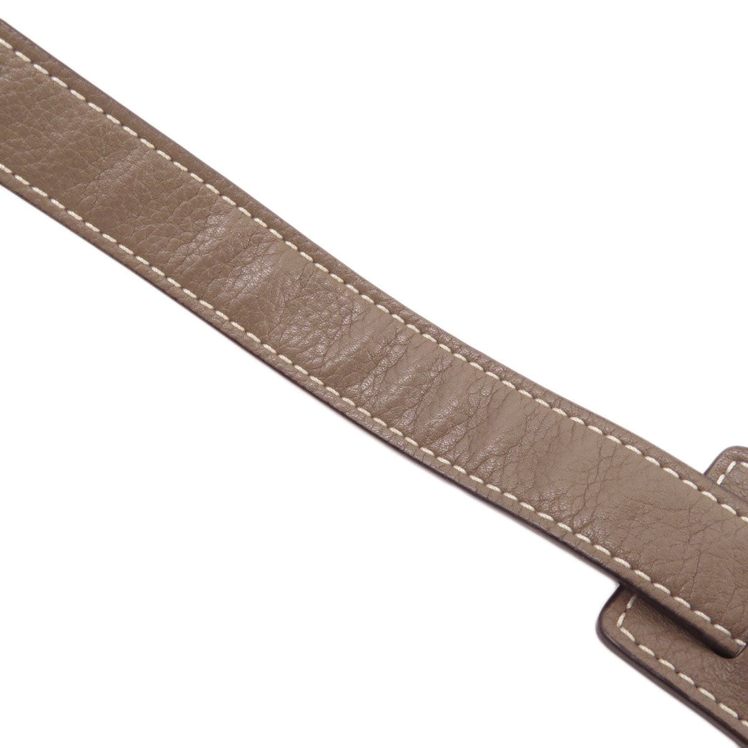 CELINE Tote Bag leather Brown Trapeze 2WAY Women Used Authentic