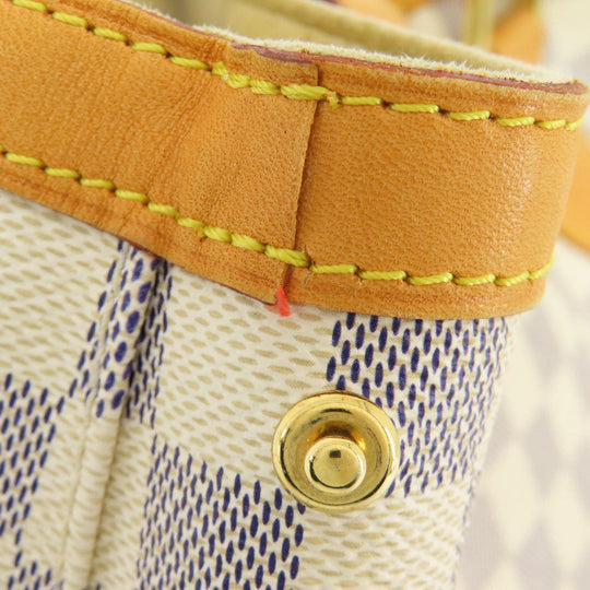 LOUIS VUITTON Tote Bag N51207 Damier canvas white Hamstead PM Damier Azur Women Used Authentic