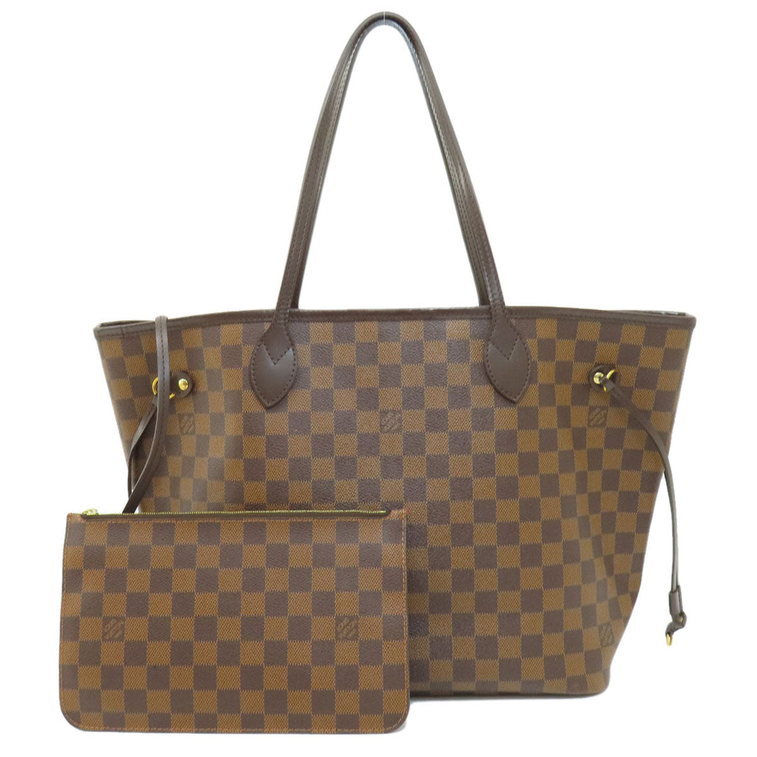LOUIS VUITTON Tote Bag N41358 Damier canvas Brown Neverfull MM Damier Ebene