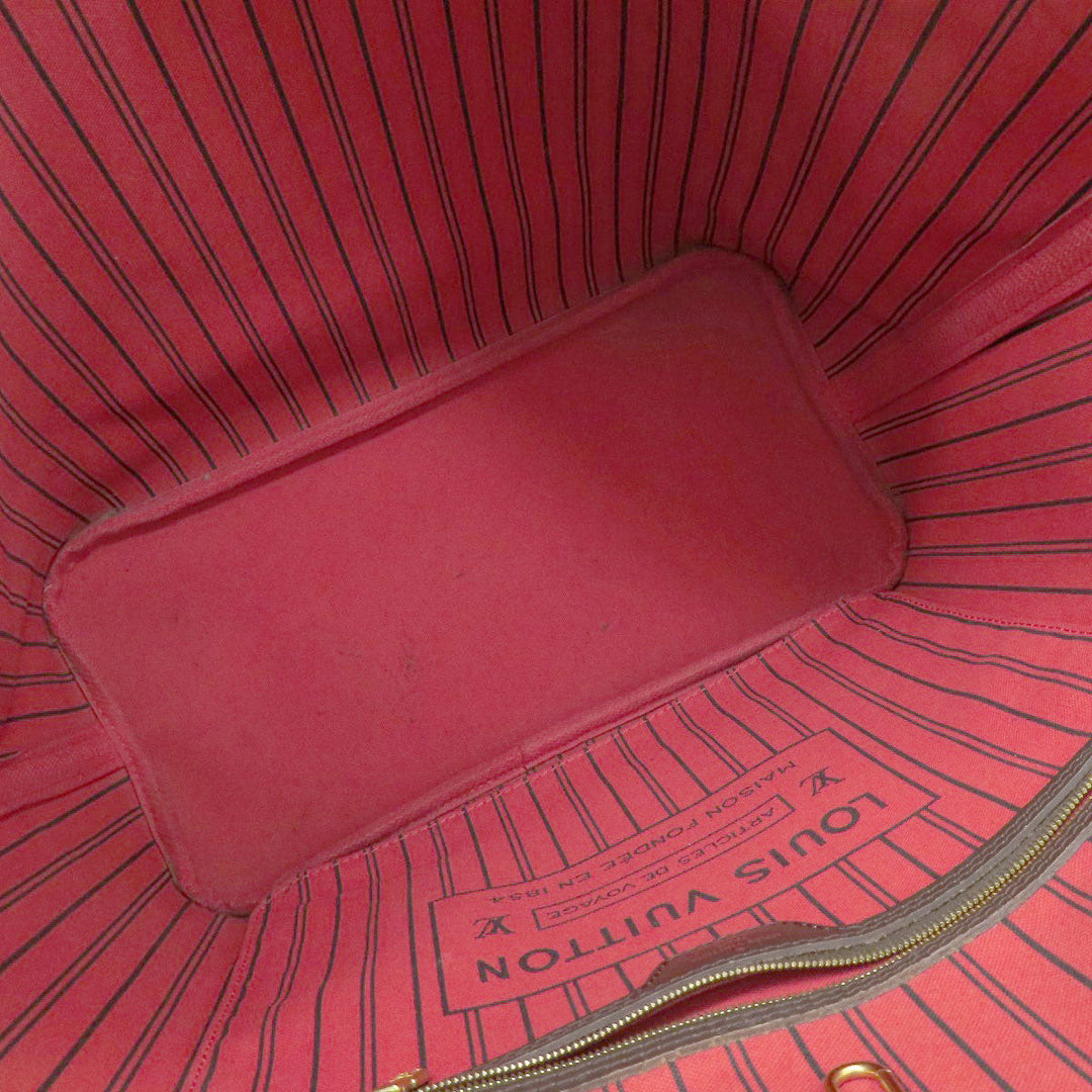 LOUIS VUITTON Tote Bag N41358 Damier canvas Brown Neverfull MM Damier Ebene