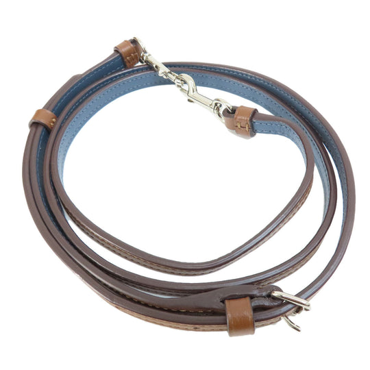 COACH Handbag F73119 PVC Brown Signature 2WAY