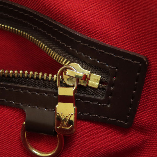 LOUIS VUITTON Tote Bag N41108 Damier canvas Brown Cabas Rivington Damier Ebene Women Used Authentic