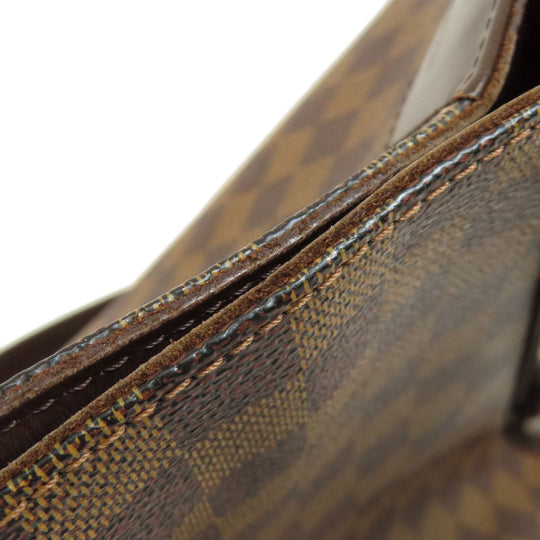 LOUIS VUITTON Tote Bag N41108 Damier canvas Brown Cabas Rivington Damier Ebene Women Used Authentic