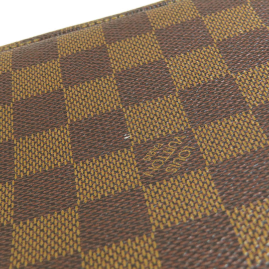 LOUIS VUITTON Tote Bag N41108 Damier canvas Brown Cabas Rivington Damier Ebene Women Used Authentic