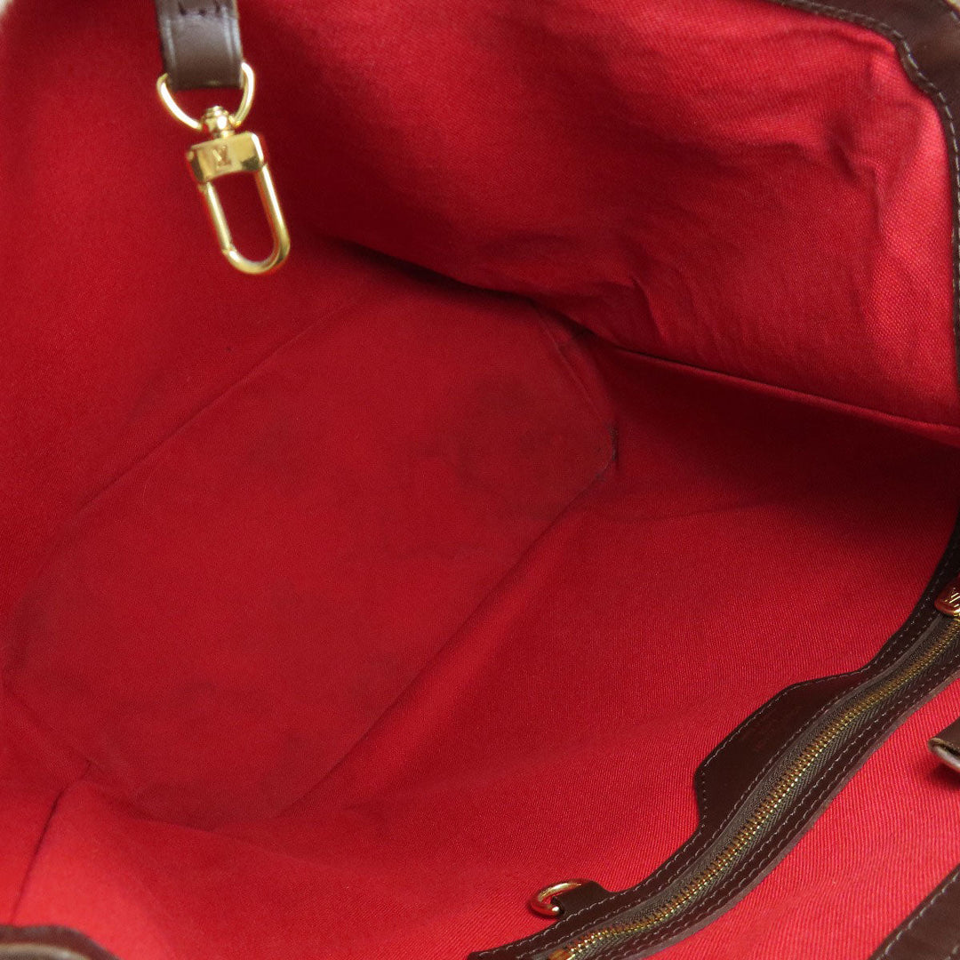 LOUIS VUITTON Tote Bag N41108 Damier canvas Brown Cabas Rivington Damier Ebene Women Used Authentic