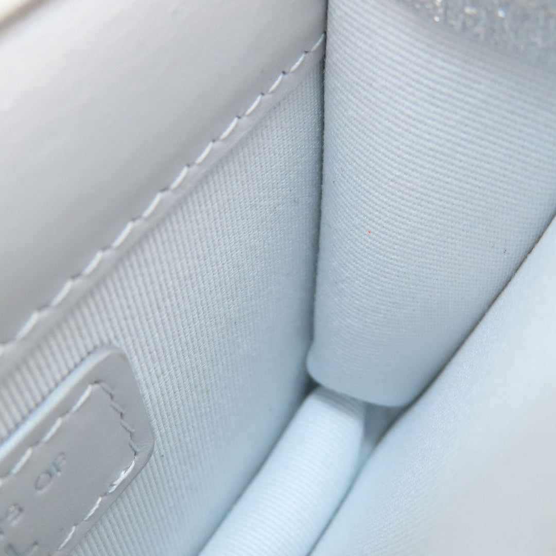 CHANEL Shoulder Bag lambskin Silver Mini ChainShoulder Star Motif Matelasse SilverMetal Women Used Authentic