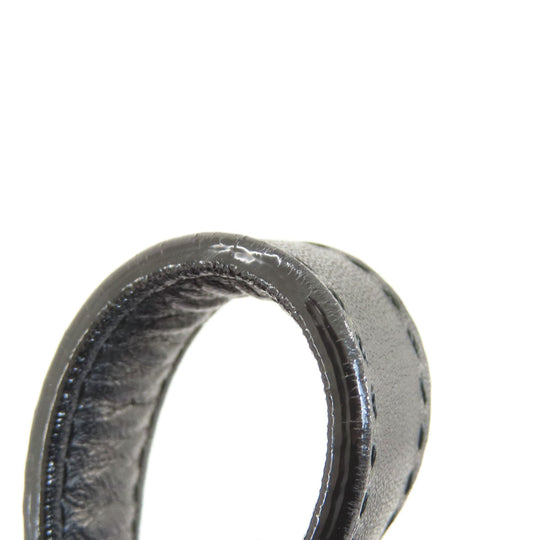 BURBERRY Handbag leather black logoMetal Women Used Authentic