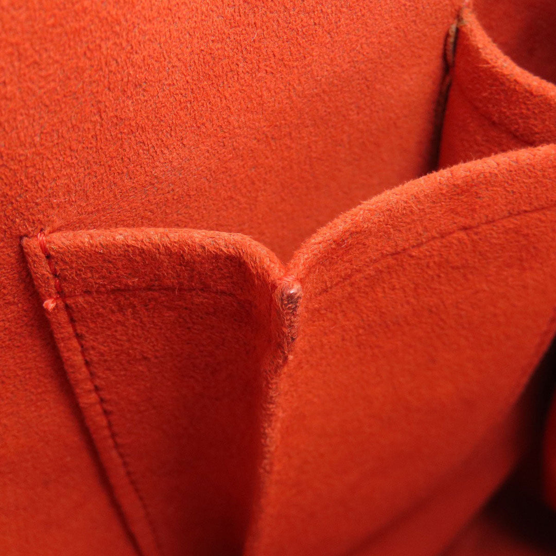 LOUIS VUITTON Tote Bag N51128 Damier canvas Brown Uzes Damier Ebene Women Used Authentic