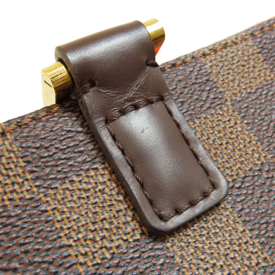 LOUIS VUITTON Tote Bag N51128 Damier canvas Brown Uzes Damier Ebene Women Used Authentic