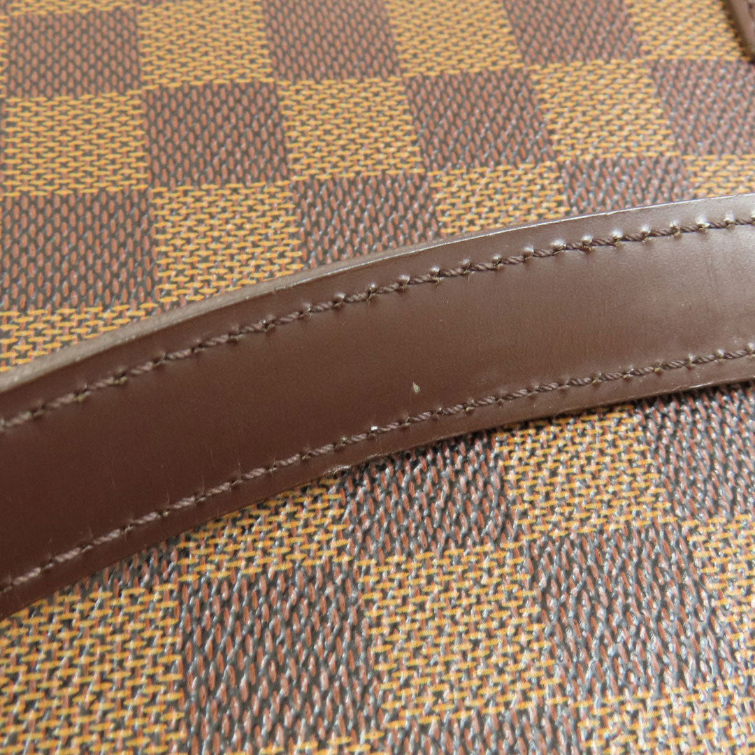 LOUIS VUITTON Tote Bag N51128 Damier canvas Brown Uzes Damier Ebene Women Used Authentic