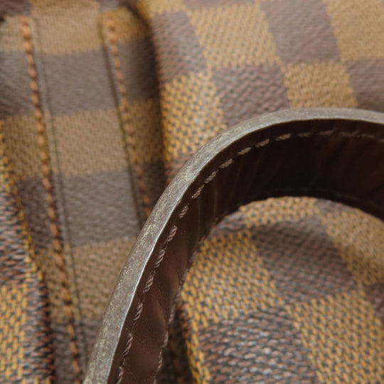 LOUIS VUITTON Tote Bag N51128 Damier canvas Brown Uzes Damier Ebene Women Used Authentic