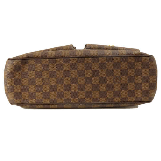 LOUIS VUITTON Tote Bag N51128 Damier canvas Brown Uzes Damier Ebene Women Used Authentic