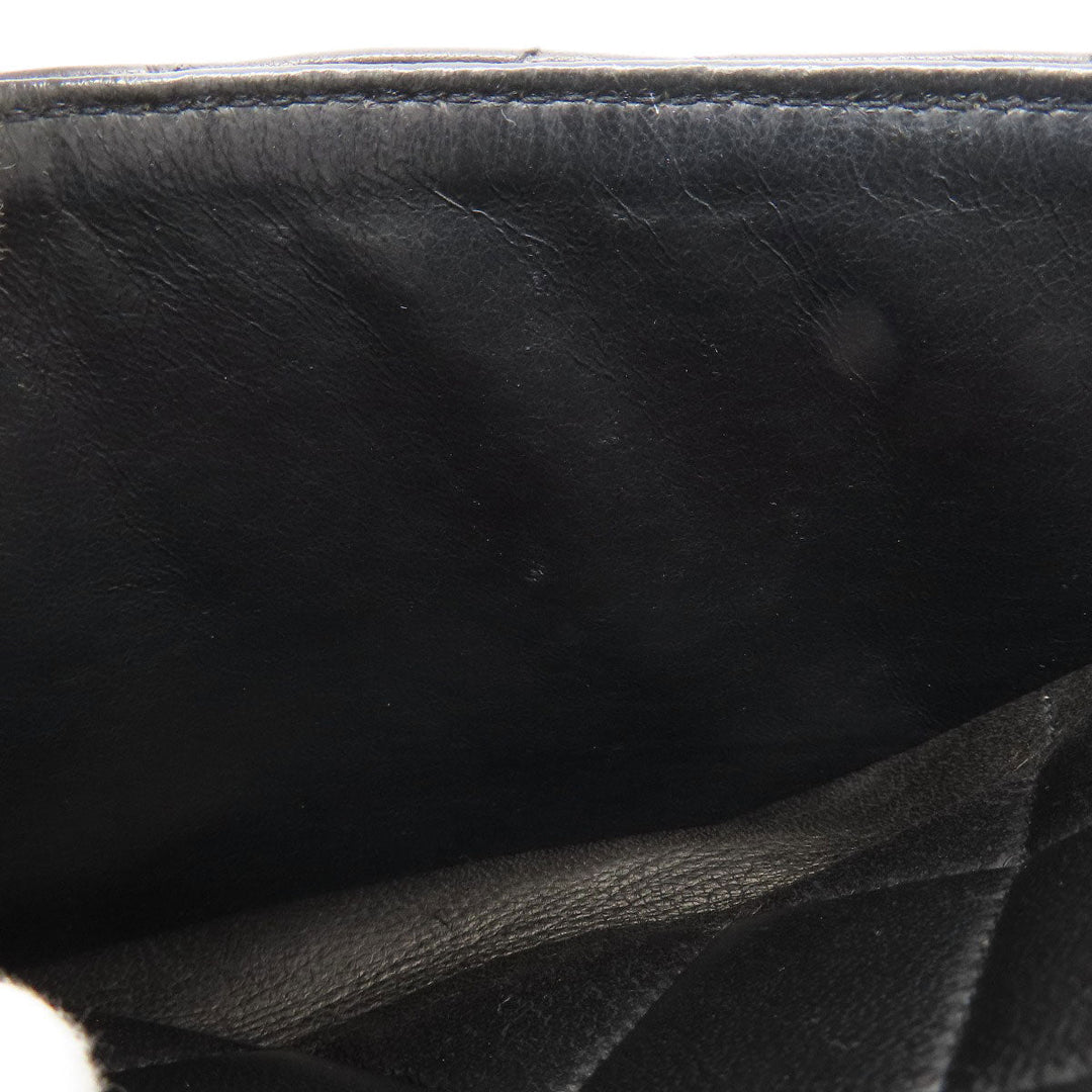 CHANEL Shoulder Bag lambskin black Matrasse COCO Mark
