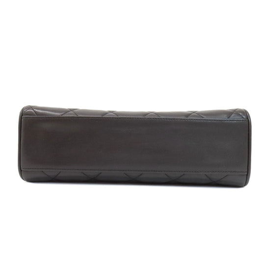 CHANEL Shoulder Bag lambskin black Matrasse COCO Mark