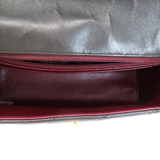 CHANEL Shoulder Bag lambskin black Matrasse COCO Mark