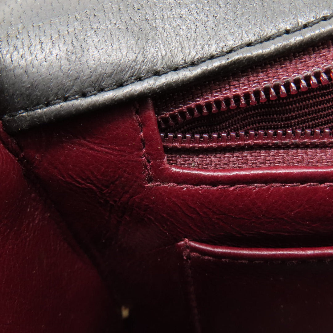 CHANEL Shoulder Bag lambskin black Matrasse COCO Mark