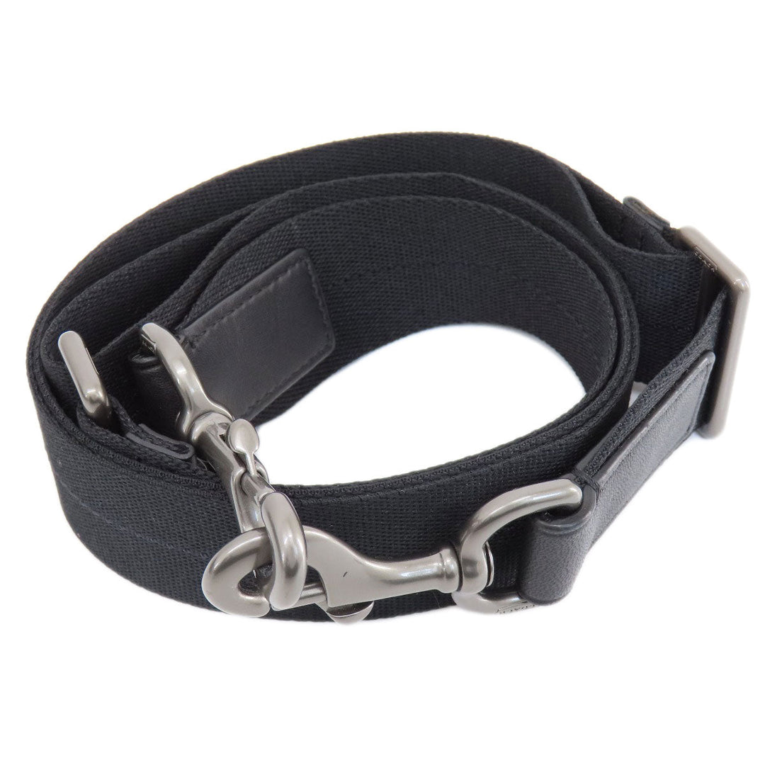 COACH Business bag F70766 PVC black Briefcase Signature mens Used Authentic