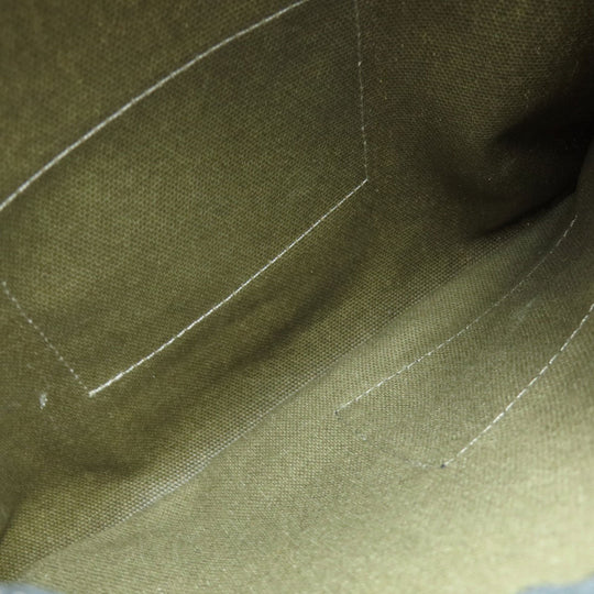 MARC JACOBS Shoulder Bag canvas green The Book Bag Women Used Authentic