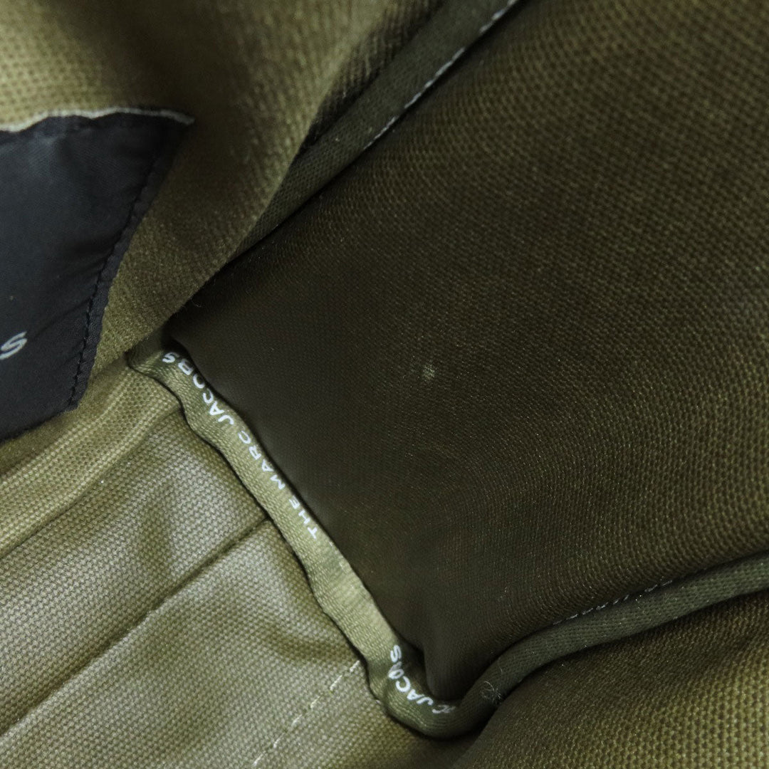 MARC JACOBS Shoulder Bag canvas green The Book Bag Women Used Authentic