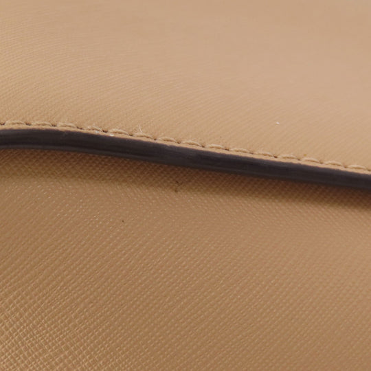 MICHAEL KORS Handbag leather beige 2WAY Women Used Authentic