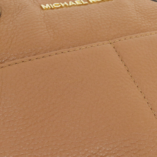 MICHAEL KORS Handbag leather Brown logo Women Used Authentic