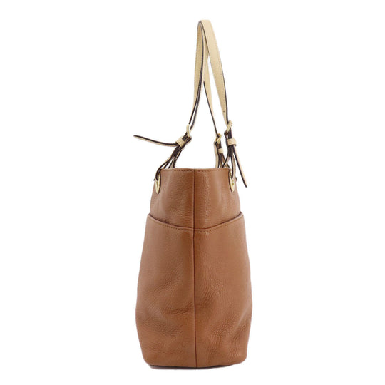 MICHAEL KORS Handbag leather Brown logo Women Used Authentic