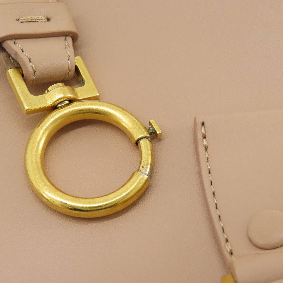 Maison Margiela Tote Bag leather pink 2WAY Women Used Authentic