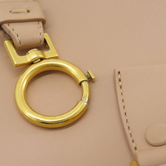 Maison Margiela Tote Bag leather pink 2WAY Women Used Authentic