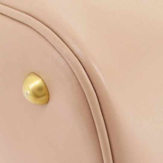 Maison Margiela Tote Bag leather pink 2WAY Women Used Authentic