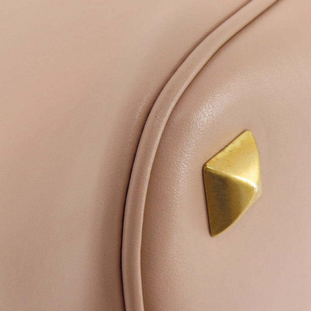 Maison Margiela Tote Bag leather pink 2WAY Women Used Authentic