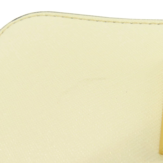 MARC JACOBS Shoulder Bag PVC white Snapshot Double J