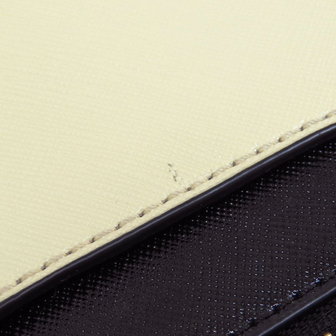 MARC JACOBS Shoulder Bag PVC white Snapshot Double J