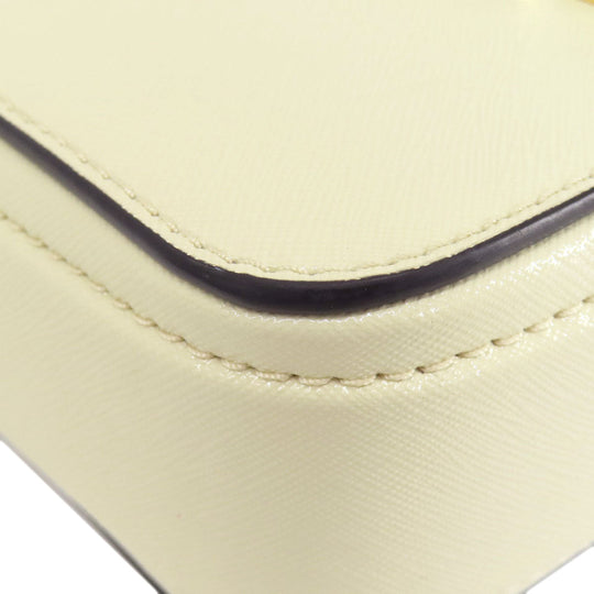 MARC JACOBS Shoulder Bag PVC white Snapshot Double J