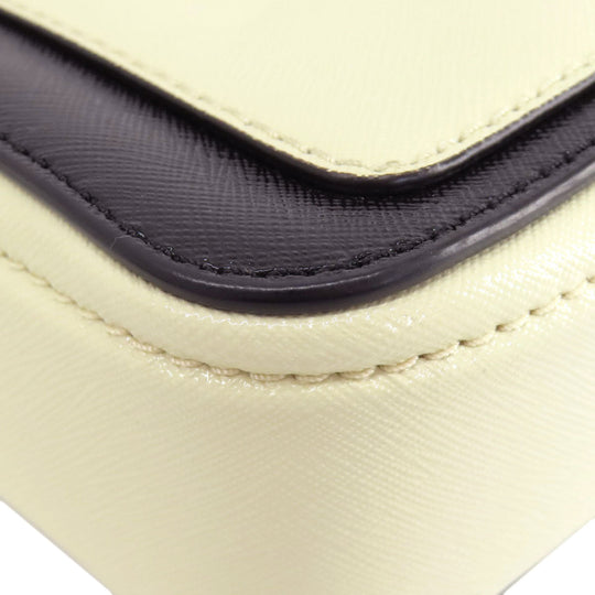 MARC JACOBS Shoulder Bag PVC white Snapshot Double J