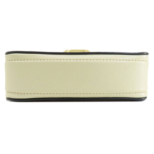 MARC JACOBS Shoulder Bag PVC white Snapshot Double J