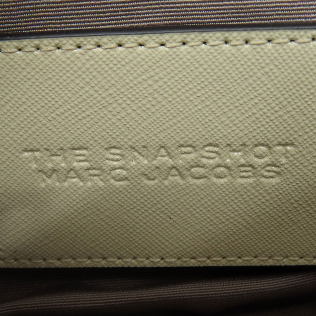 MARC JACOBS Shoulder Bag PVC white Snapshot Double J