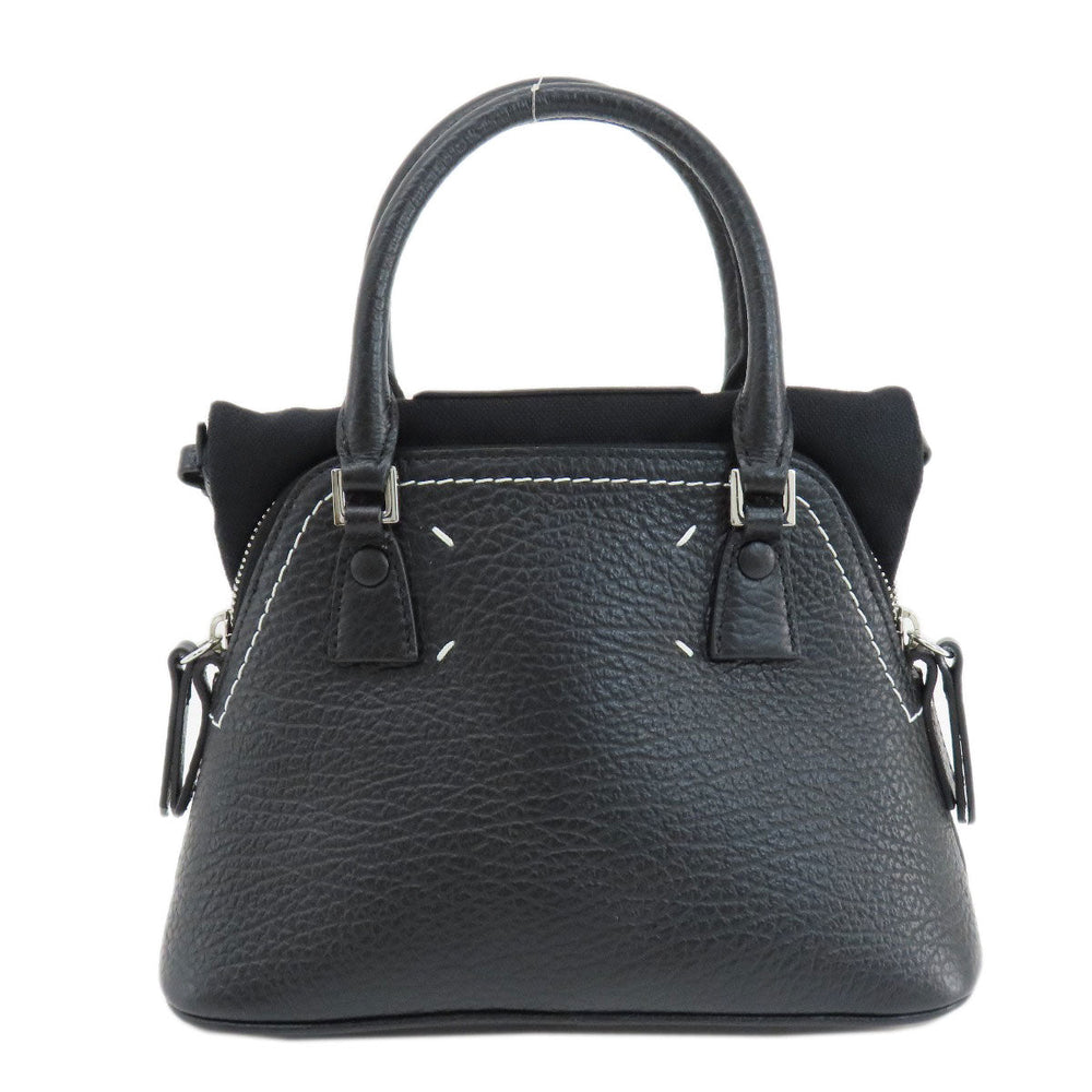 Maison Margiela Handbag leather black 5AC 2WAY