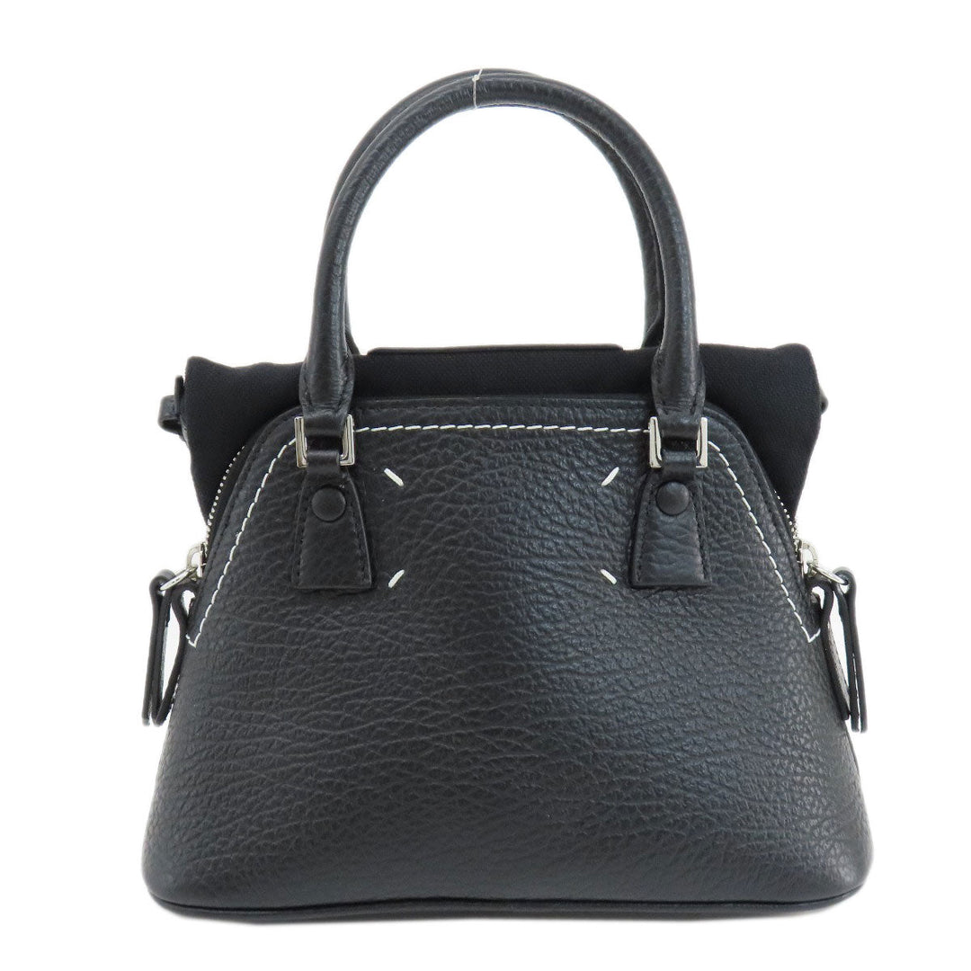 Maison Margiela Handbag leather black 5AC 2WAY