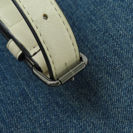 COACH Handbag 37731 Denim, Leather blue 2WAY Women Used Authentic