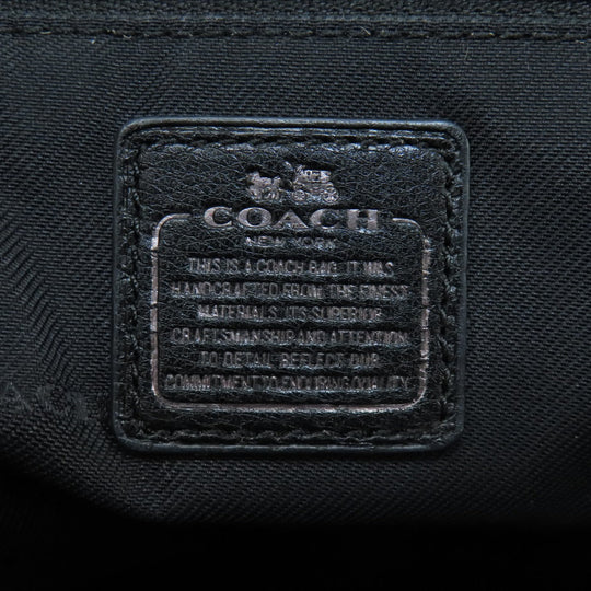 COACH Handbag 37731 Denim, Leather blue 2WAY Women Used Authentic