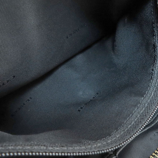 COACH Handbag 37731 Denim, Leather blue 2WAY Women Used Authentic