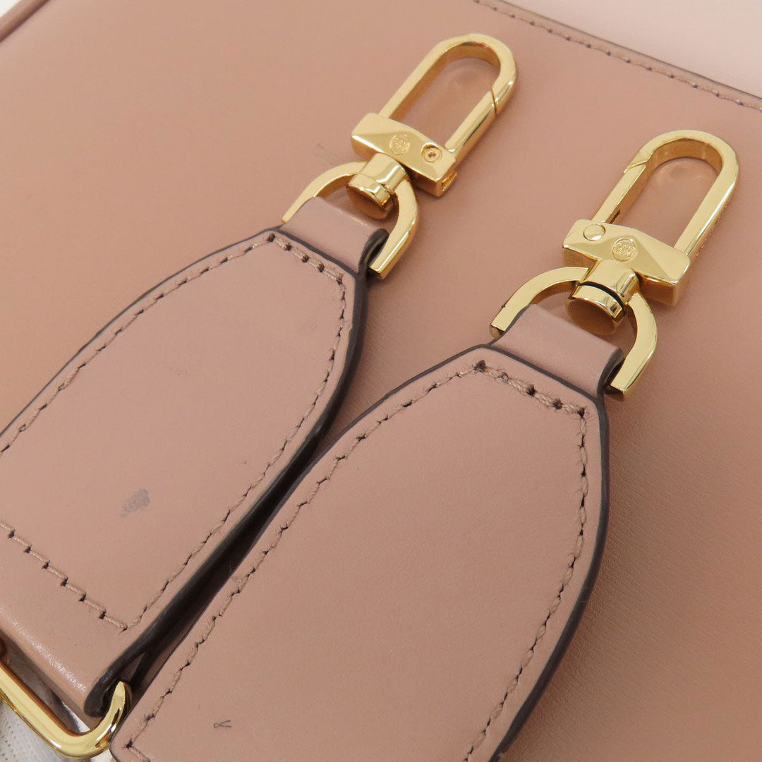 MICHAEL KORS Shoulder Bag leather pink logo Women Used Authentic