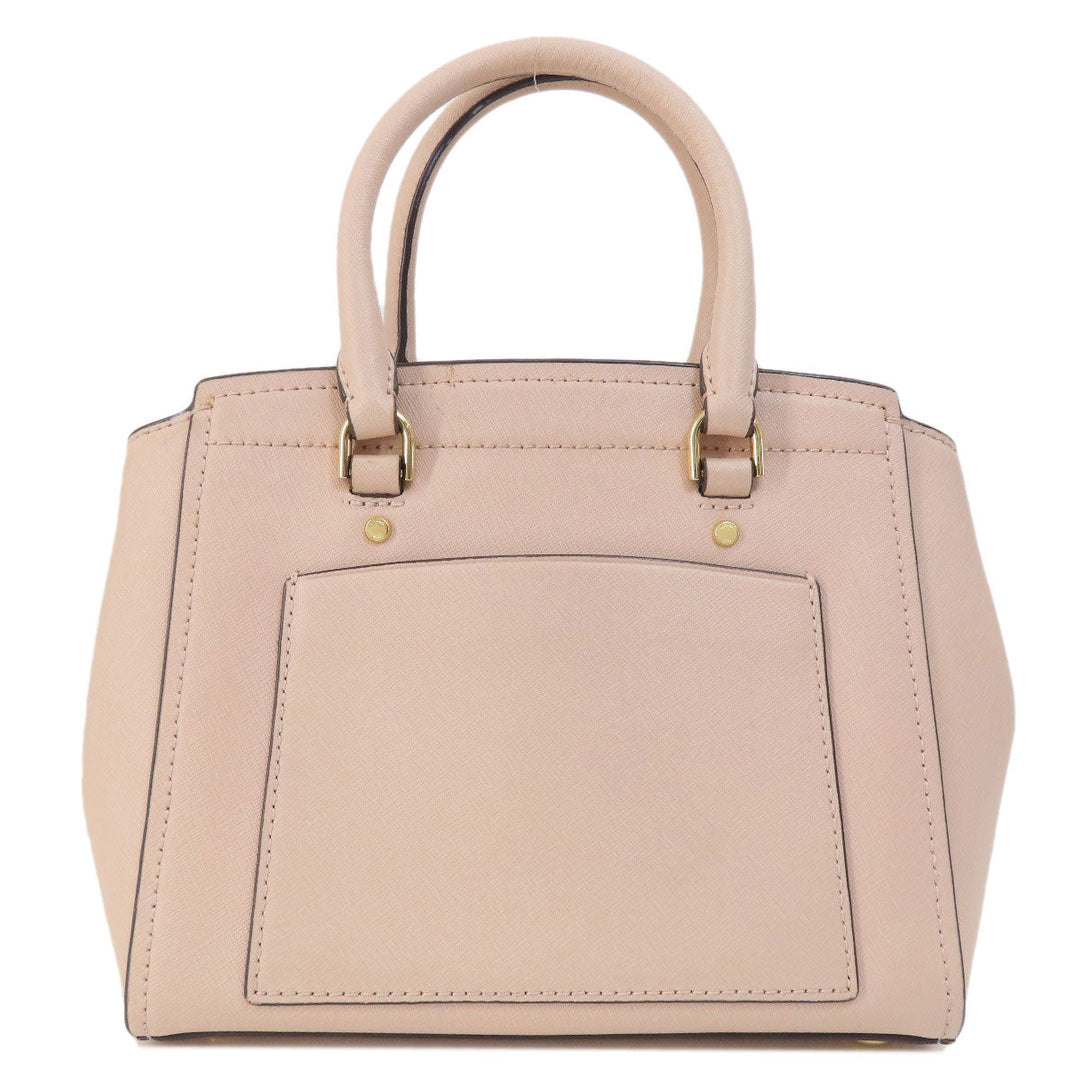 MICHAEL KORS Handbag leather pink 2WAY Women Used Authentic