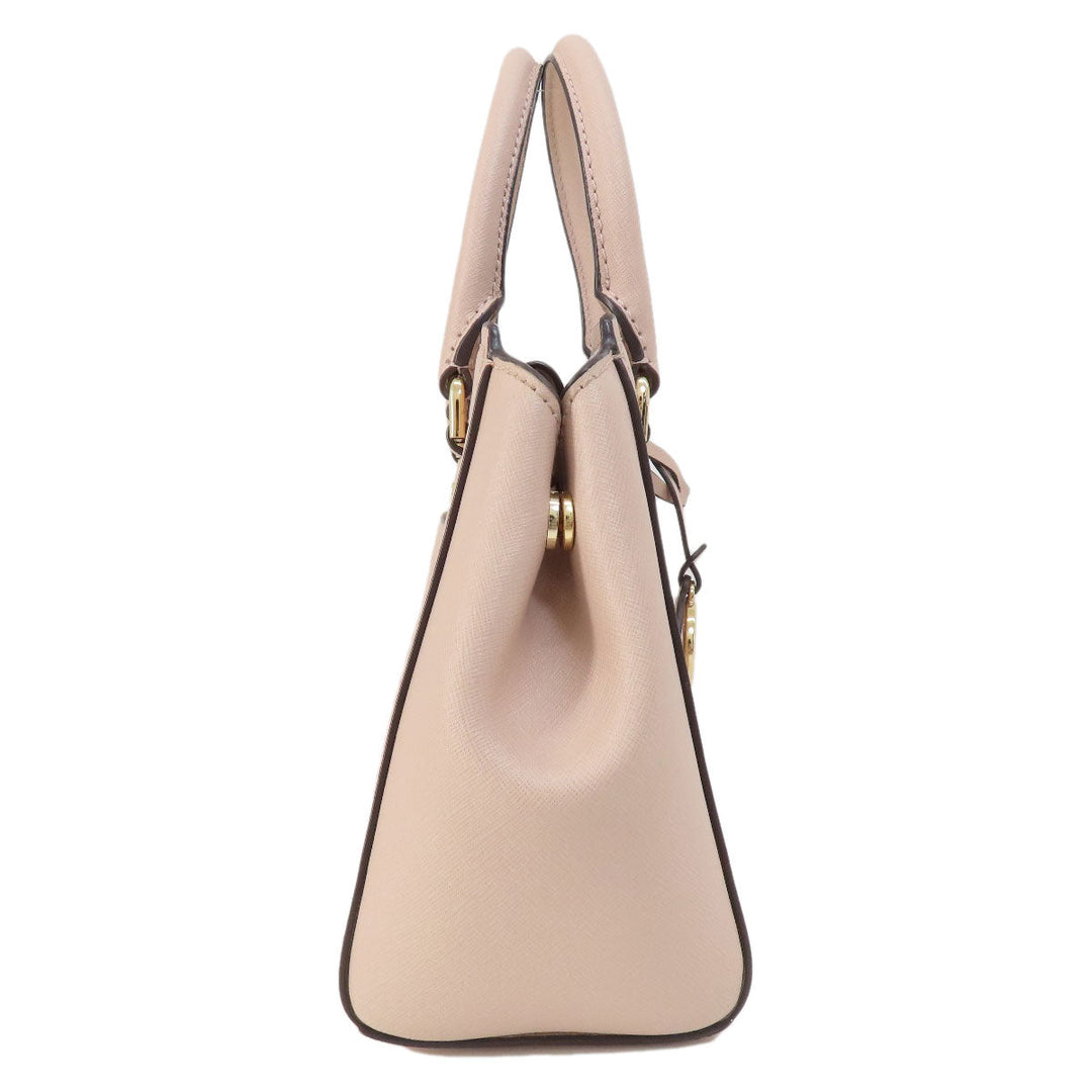 MICHAEL KORS Handbag leather pink 2WAY Women Used Authentic