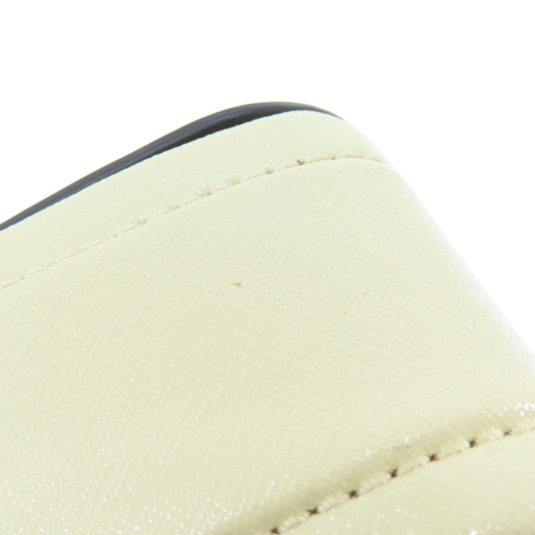 MARC JACOBS Shoulder Bag PVC white Snapshot Double J Women Used Authentic