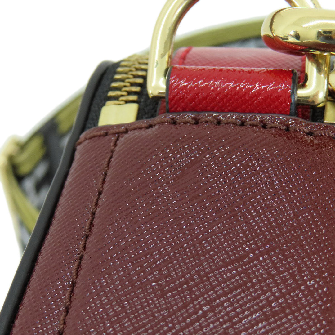 MARC JACOBS Shoulder Bag PVC black Snapshot Double J