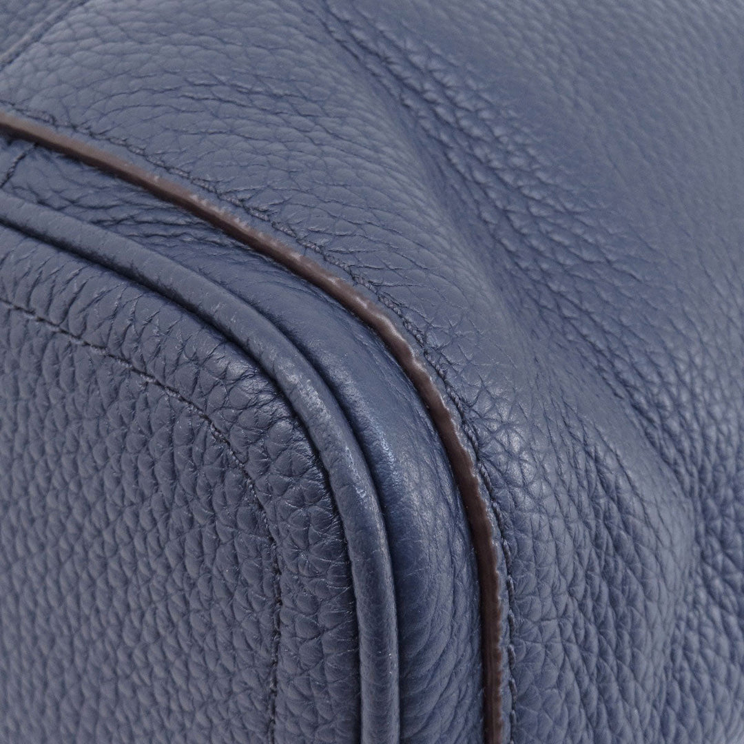 MICHAEL KORS Shoulder Bag leather Navy one belt 2WAY Women Used Authentic