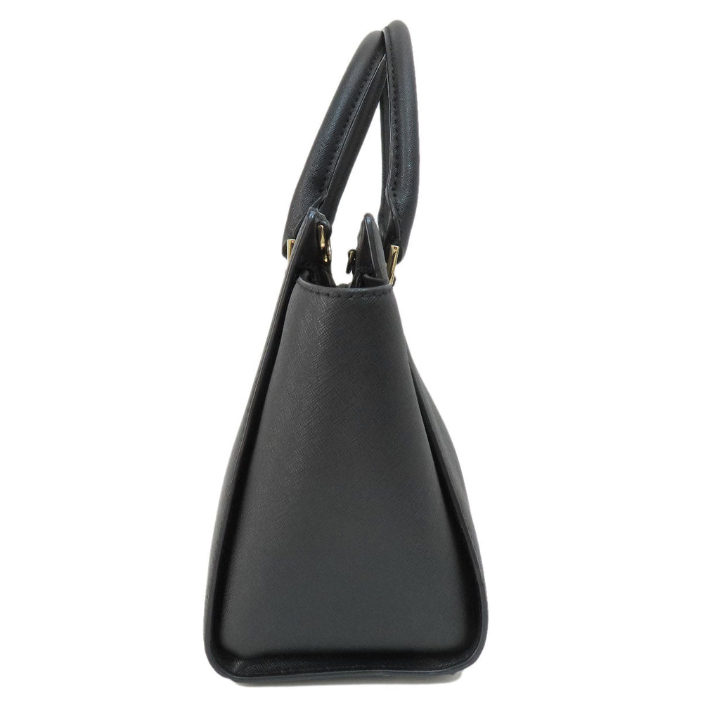 MICHAEL KORS Handbag leather black 2WAY Women Used Authentic