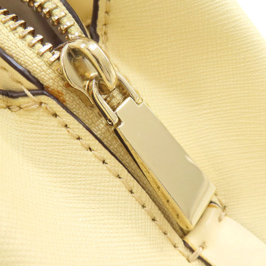 MICHAEL KORS Handbag PVC beige 2WAY Women Used Authentic